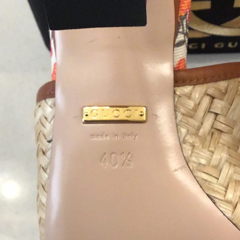 Gucci Mabel Interlocking GG Slide Sandal size 40.5 - Picture 8 of 11